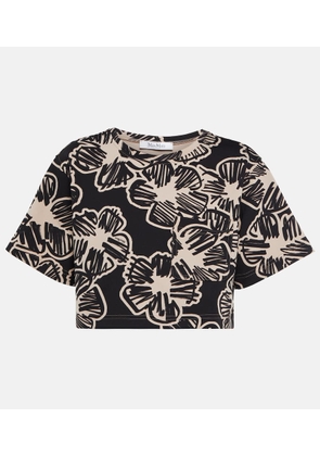 Max Mara Apotema floral crop top