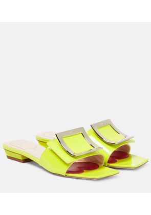 Roger Vivier Love 45 patent leather mules