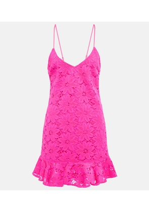 Rotate Lace slip dress