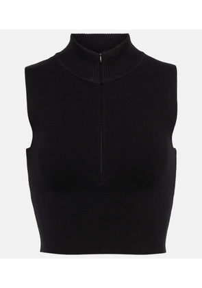 Live The Process Petra half-zip crop top