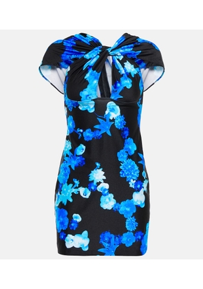 Coperni Floral cutout minidress