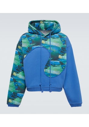 ERL Printed cotton-blend hoodie