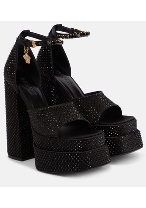 Versace Medusa Aevitas embellished platform sandals