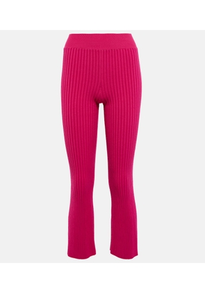 Live The Process Atlas ribbed-knit cropped pants