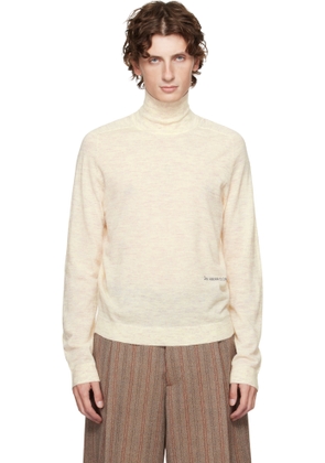 JW Anderson Off-White Logo Turtleneck
