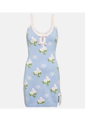 LoveShackFancy Lopez knit minidress