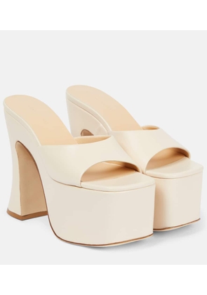 Magda Butrym Leather platform mules