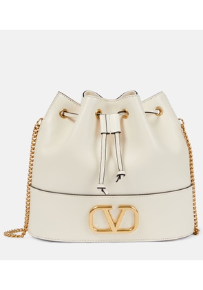 Valentino Garavani VLogo Signature Small leather bucket bag