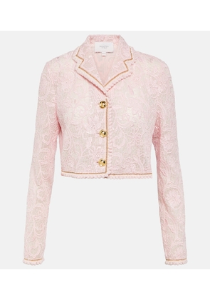 Giambattista Valli Cropped lace jacket