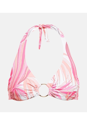 Melissa Odabash Brussels printed halterneck bikini top