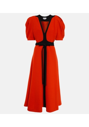 Gabriela Hearst Luz wool crepe midi dress