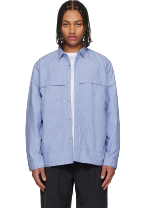 nanamica Blue Insulation Shirt Jacket