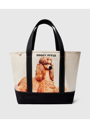 Stella McCartney - Jeff Koons Doggy Style Tote Bag, Woman, Ivory/Black