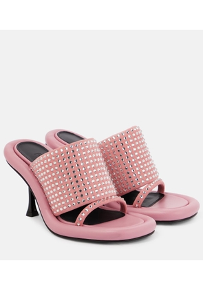 JW Anderson Bumper-Tube embellished mules
