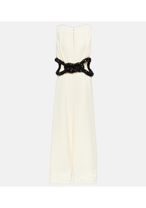 Jil Sander Knotted cutout crepe gown