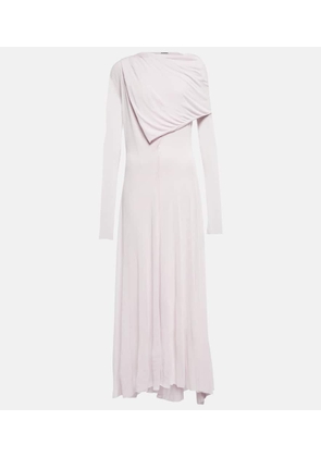 Jil Sander Draped crepe gown