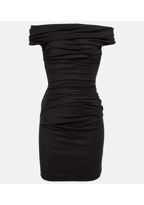 Maticevski The Prize off-the-shoulder minidress