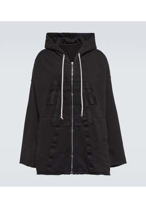 Rick Owens Zip-up cotton hoodie