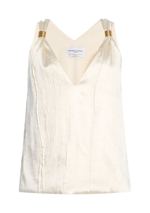 Brandon Maxwell The Drew Satin Tank Top - Moda Operandi