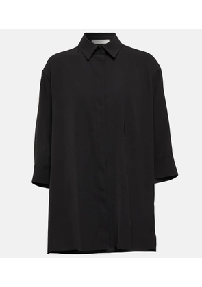 The Row Elada wool-blend shirt