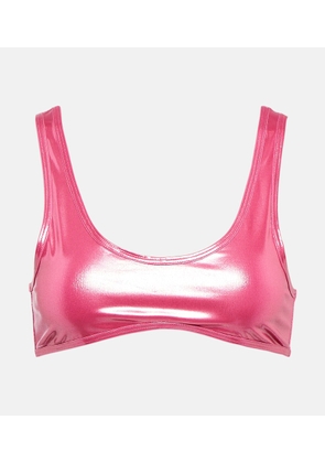 Reina Olga Coolio lame bikini top