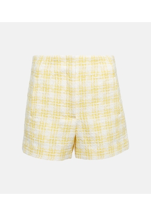 Veronica Beard Jazmin gingham tweed shorts