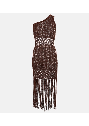 Anna Kosturova Crochet minidress