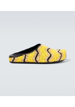 Marni x No Vacancy Inn woven mules