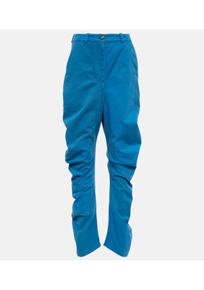 JW Anderson Twisted high-rise distressed pants