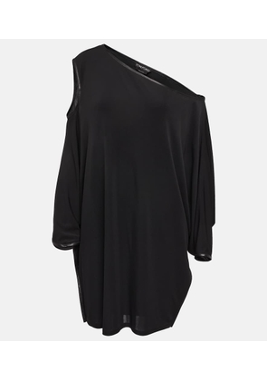 Tom Ford Draped crepe jersey minidress
