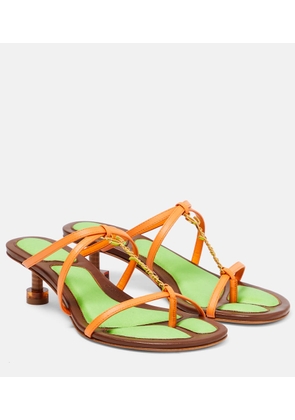 Jacquemus Les Sandales Basses Pralu leather sandals