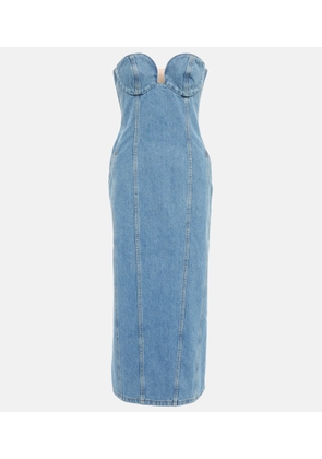 Magda Butrym Denim midi dress
