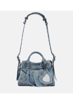 Balenciaga Neo Cagole XS denim shoulder bag