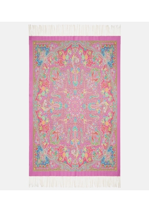 Etro Spugna paisley cotton blanket