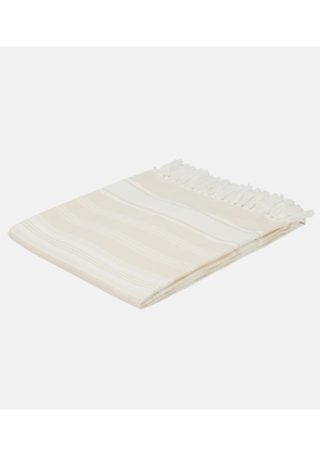 Loro Piana Striped cotton beach towel