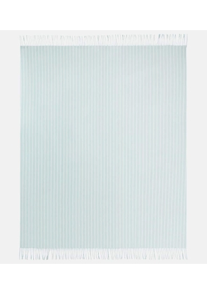 Loro Piana Pinstriped cashmere throw