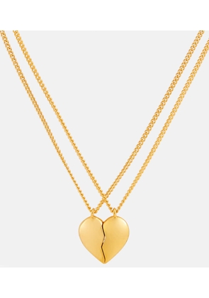 Balenciaga Lovelock Double embellished necklace