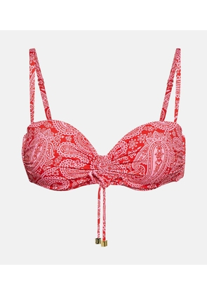 Heidi Klein Tangier bandeau bikini top