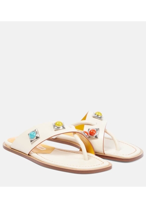 Etro Embellished leather sandals