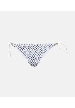 Heidi Klein Capri printed mid-rise bikini bottoms