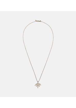 Sydney Evan Evil Eye 14kt gold necklace with diamonds