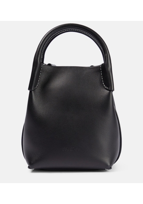 Loro Piana Bale Small leather bucket bag