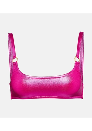 Melissa Odabash Bari metallic bikini top