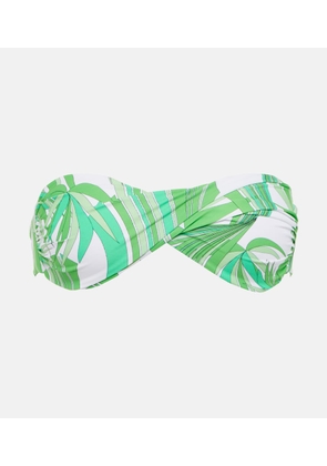 Melissa Odabash Martinique printed bandeau bikini top