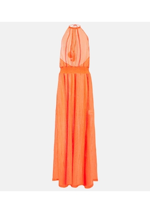Melissa Odabash Maeva halter-neck maxi dress