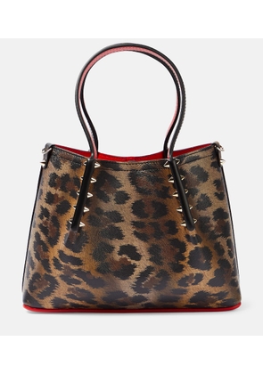 Christian Louboutin Cabarock Small leopard-print tote