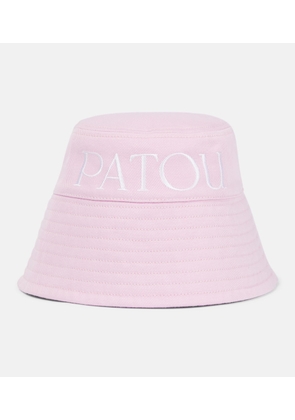 Patou Logo cotton drill bucket hat