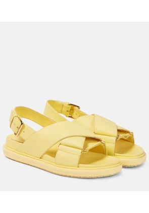 Marni Fussbett leather sandals
