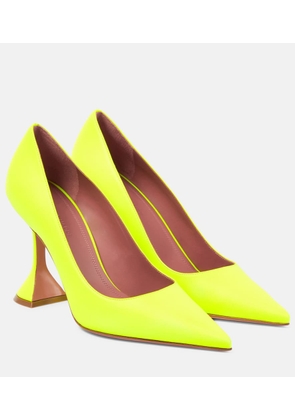 Amina Muaddi Ami leather pumps