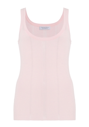 Gabriela Hearst Lucy Pointelle-Knit Wool Tank Top - Moda Operandi